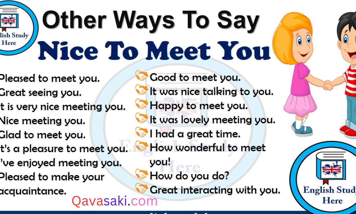 20 Other Ways to Say “It Was a Pleasure Meeting You